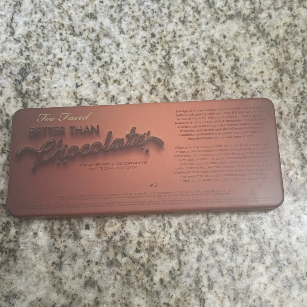 Too Faced Better Than Chocolate eyeshadow palette